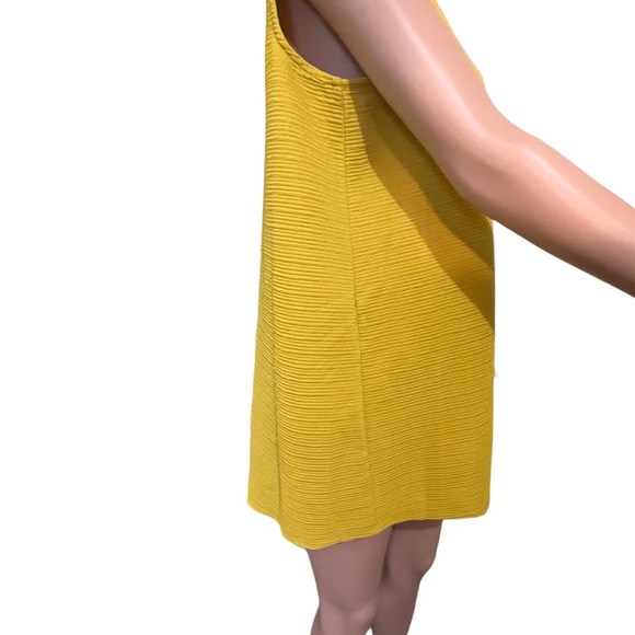 NWOT Alfani Striped Sleeveless Scoop-Neck Top, Goldenrod | 0X (12W) - Picture 8 of 11